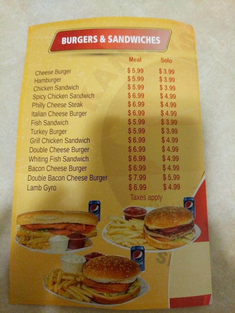Kansas Chicken and Burger Menu image 1
